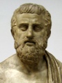 Cast of a bust of Sophocles